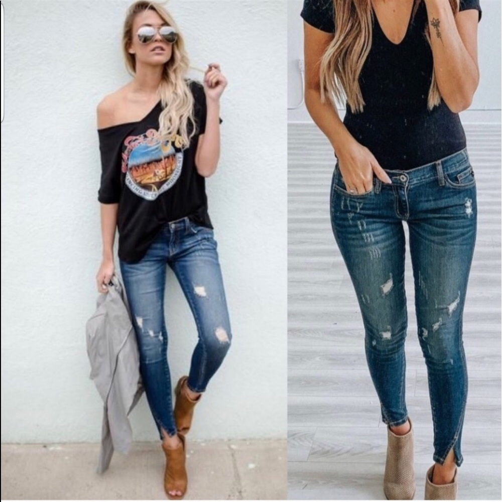 Kancan Distressed Skinny Jeans Size 26